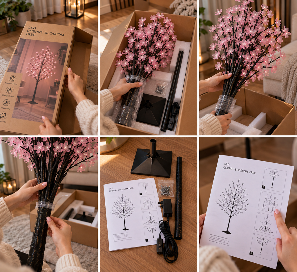 led cherry blossom tree